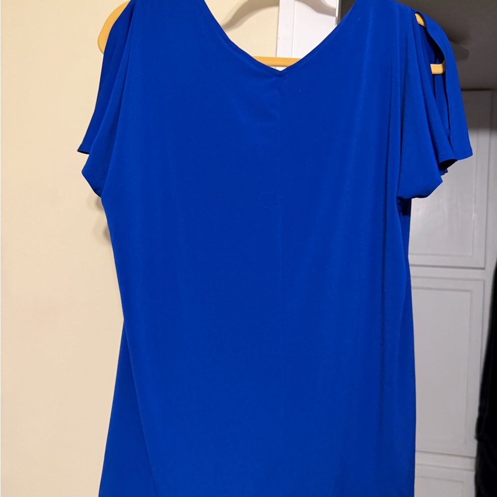 Liz Claiborne Royal Blue Blouse